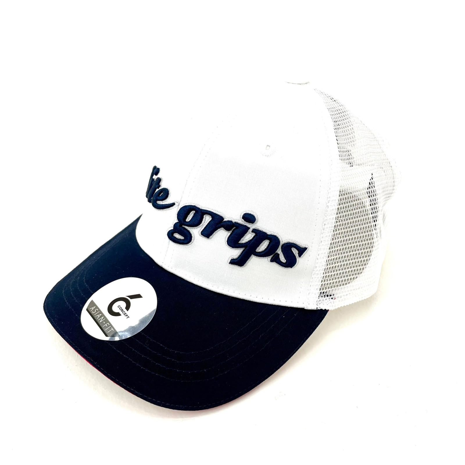 

Кепка, шляпа, мужская, логотип, белая, сетчатая, гольф, темно-синяя [Elite Grip],