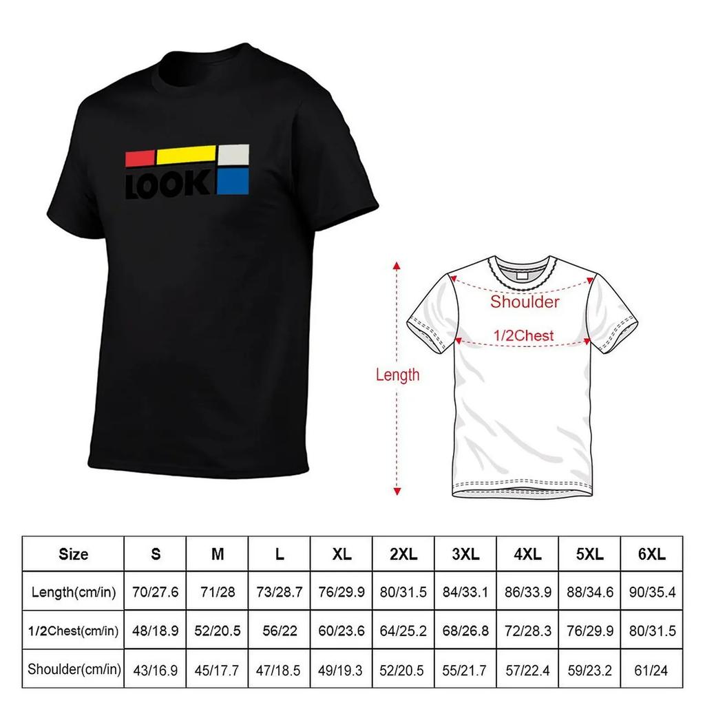LOOK BIKE T-Shirt Designer Shirts Graphic Tee Shirt Sweat Blacks Mens Designer T Shirt