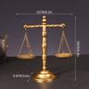 Scale Jewelry Display Tray Jewelry Storage Cosmetic Organizer Centerpiece Stand for Office Graduation Judges Law Students