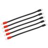 5pcs Golf Cart Battery Cables PVC Sheath Battery Cables 4 Gauge Replacement for Club Car DS 36V 48V Golf Cart