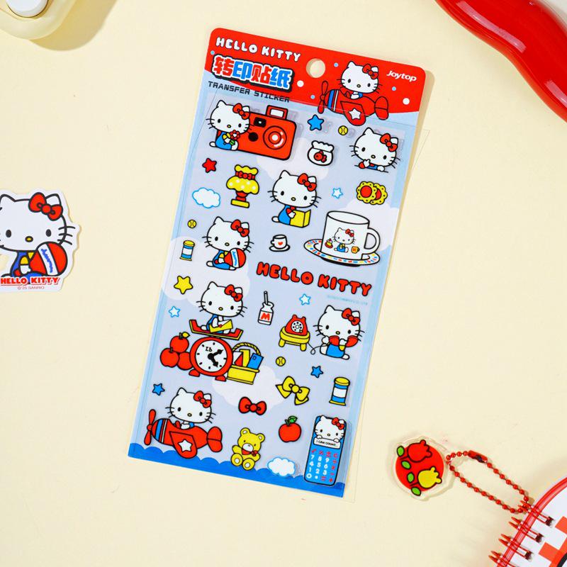 Hello Kitty Vitality Series Decorative Stickers for DIY: Phone Case, Water Bottle, or Journal.