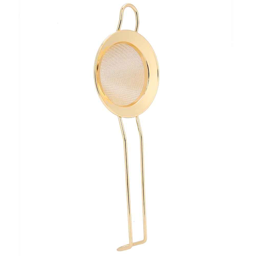 Stainless Steel Cone Shape Cake Powder Filter Cocktail Mesh Strainer Bar Accessories
