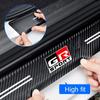 Car Sill pedal Rear Bumper Protection Stickers For Toyota GR Sport Gazoo Racing Yaris 86 Corolla Hilux Supra C-HR Accessories