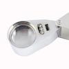 All-Metal 40x 25mm Jewelry Magnifier with LED & UV Light