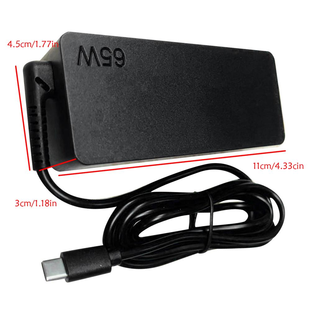 65W USB-C Type-C Power Adapter For Nikon For Canon For ThinkPad For HP Laptop For Lenovo Portable USB-C Charger