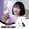 Adjustable Brightness Portable LED Selfie Light 3 Color Light Clamp Photography Light  Outdoor