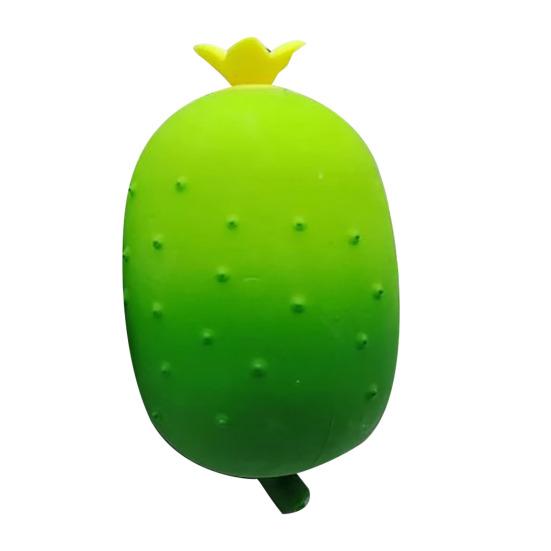 Stress Relief Simulation Cucumber Toy Anti-Anxiety Cartoon Watermelon Squeeze Toy Stretchy Vegetable Fidget Sensory Toy Office Worker Gift