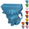 Highland Cow Sponge Holder 3D Printed with Built-In Drain Keeps Sponges Dry Cute Cow Design Fun Practical Kitchen Accessory Gift