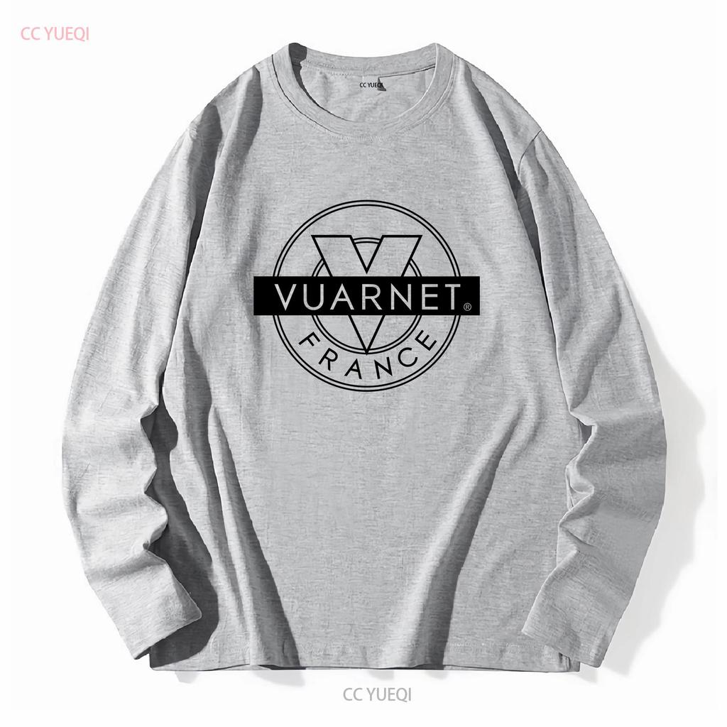 VUARNET France Symbol Logo Mens Grey T shirt Size S to 5XL long or short sleeves vintage Washed Soft Stylish designer clothes