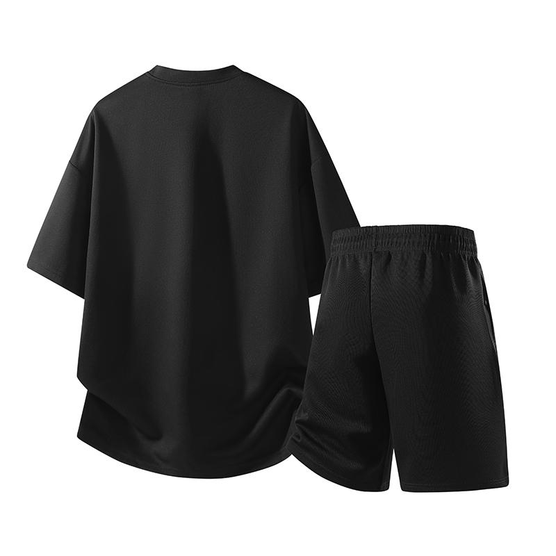 Men's Short Sleeved Set Versatile Casual Sports Two-piece Set
