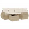 VidaXL Salon de Jardin avec Coussins 5 pcs, Canapés de Terrasse, Ensemble de Meubles de Patio, Mobilier d'Extérieur, Beige 3221317