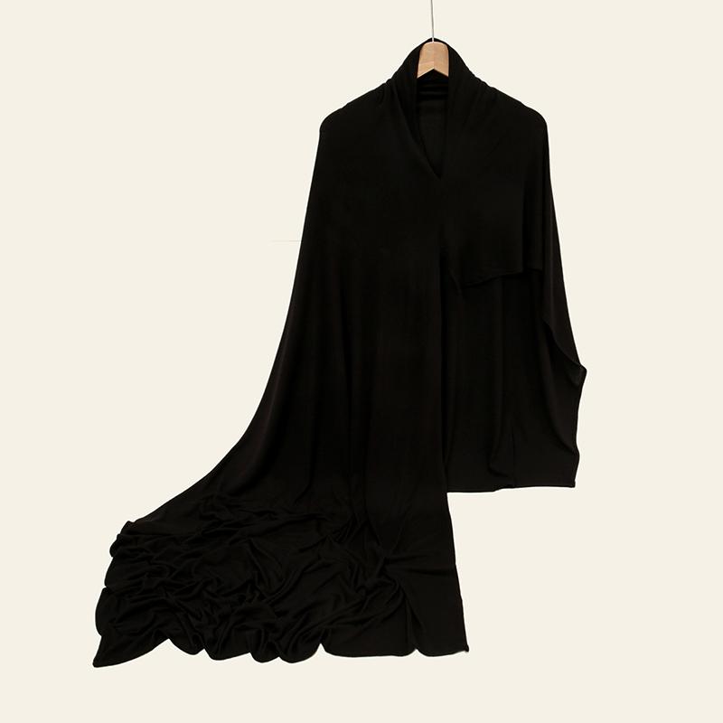 Jersey Hijab Directe Sjaal Moslim Vrouw Muts Sjaal Dame Lange Wikkels Kerk Gebedsturbant Hoofdband