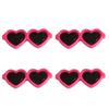 10pcs/bag Acrylic Heart-Shaped Glasses DIY Crafts To Make Jewelry Accessories