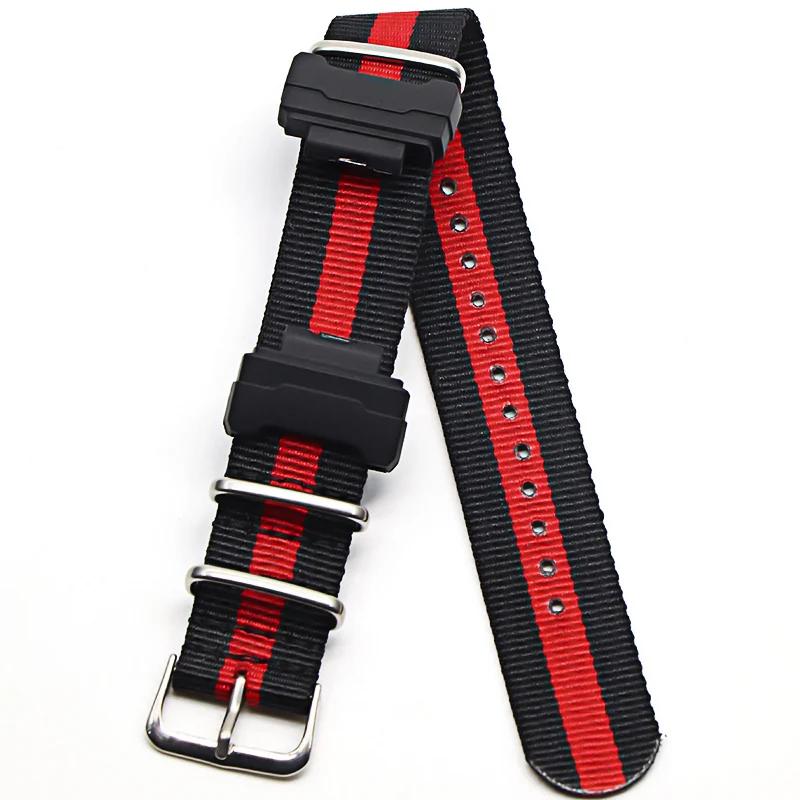 Suitable for Casio-G-Shock GA-2100 GA-2100-1A1 GA-2100-4A nylon replacement strap 22mm