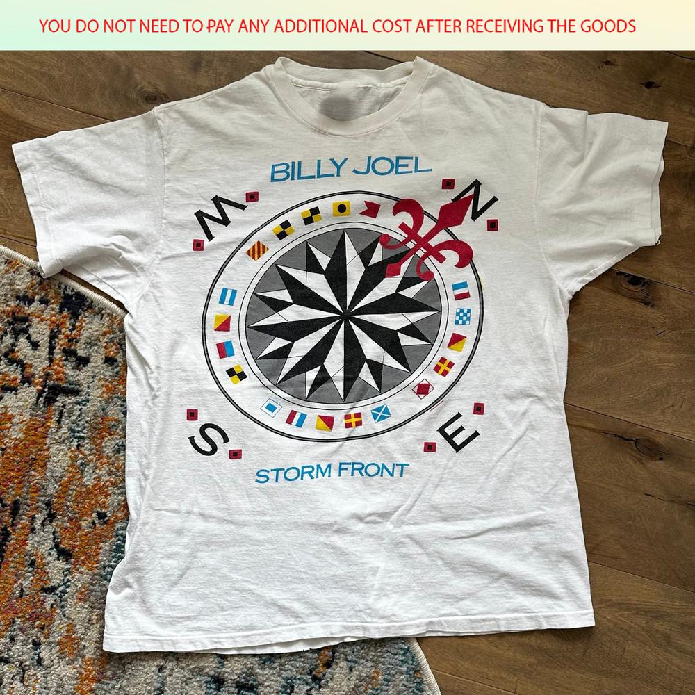 New Popular Storm Front Billy Joel White S5XL Shirt BB506 Unisex T-Shirt