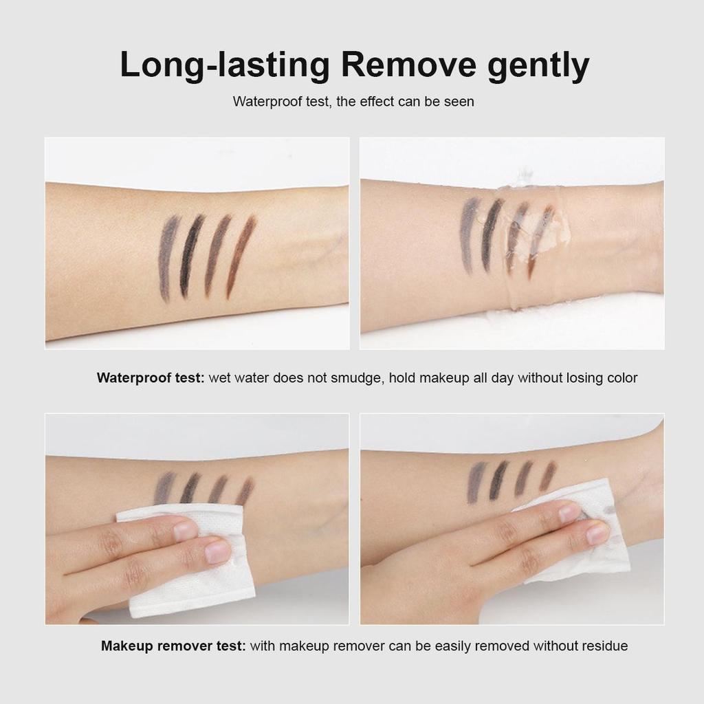 Retractable Eyebrow Pencil Eyebrow Brush Adai Flower Long Lasting Waterproof