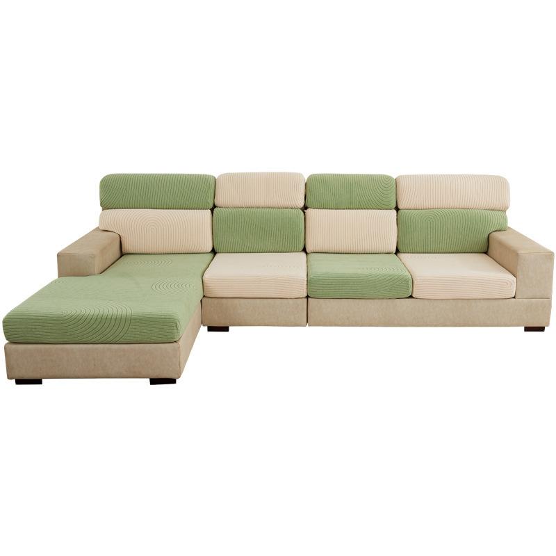 Matcha Green Sofa Cover High Elasticity All Wrapped Cover Lazy Sofa Cushion Four Seasons Universal Dust Cover Cloth