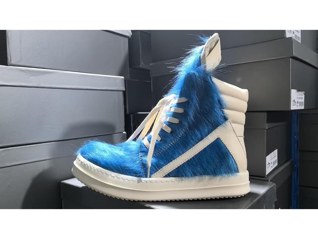 Rricowees Schwarz & Pink Rosshaar High-Top Schuhe, Große Größe, Dicksohlig, Schnürschuhe, Echtes Leder, Europäischer & Amerikanischer Stil.