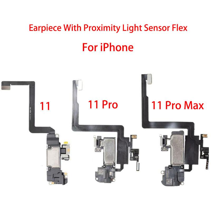 Earpiece With Proximity Light Sensor Flex Cable For iPhone 11 Pro max Ear Speaker Replacement Parts For iPhone 11 Pro