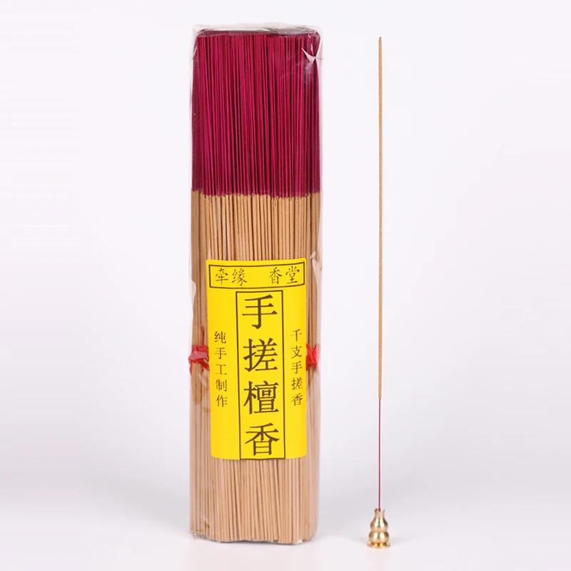 1000pcs/lot Pure Natrual Hand Rubbing Indian Laoshan Sandalwood Incense Sticks Bulk Household Fragrance Bamboo Stick Incense