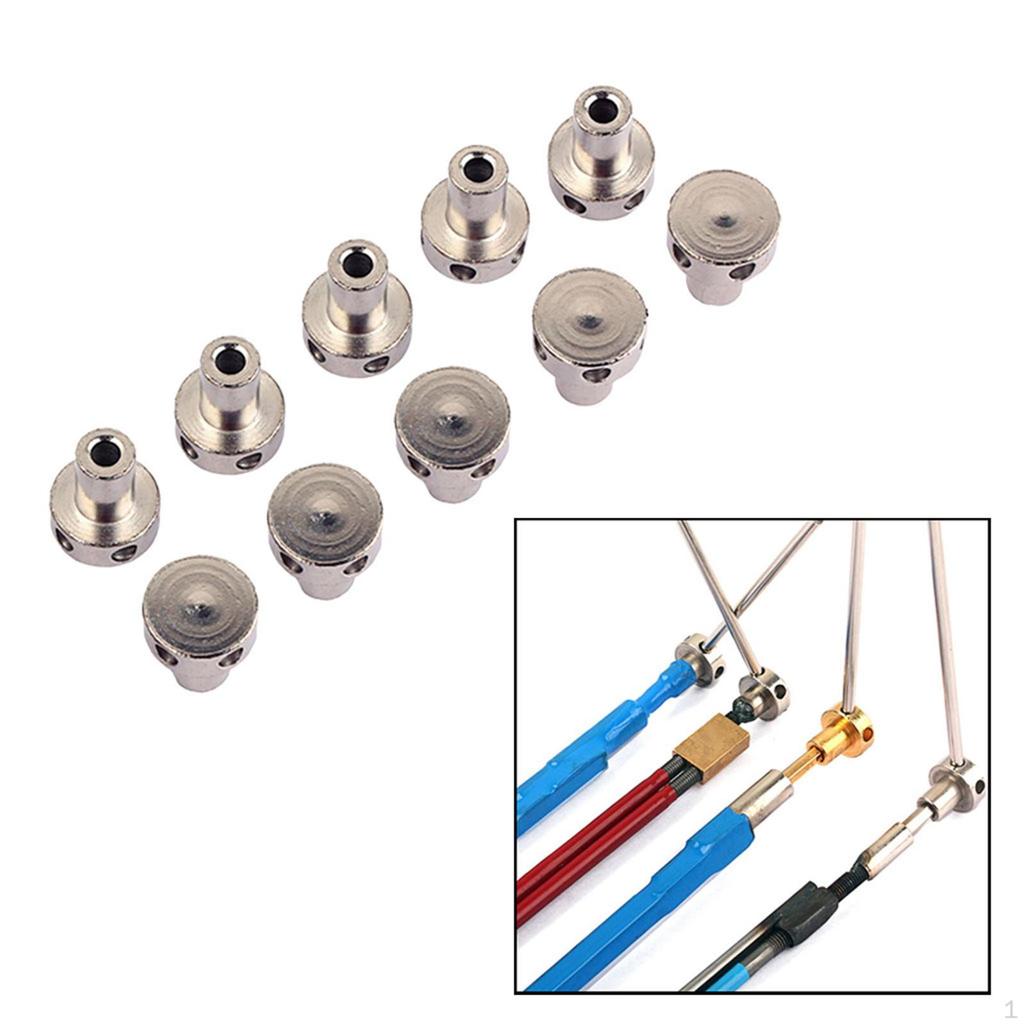 10 Pcs Wheel Adjuster Bass Spoke Nut Multifunction Repair Tool Easy to Use Metal Guitar