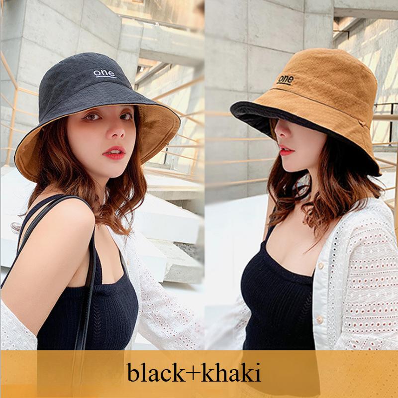 Damen Sommer Doppelseitig Tragbarer Fischerhut mit Breiter Krempe Outdoor Faltbarer Flacher Oberseite Panama Fischerhut Damen Reise Strand Visierhüte
