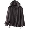 2025 Summer Plus Size Lightweight Hooded Beach Sun Protection Shirt