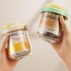 Overnight Oats Jars 400ml Reusable Oatmeal Jar With Spoon Yogurt Parfait Cups With Lids For Pudding Cereal Salad Snack Parfait