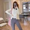 white duck down sports yoga down jacket women's light outdoor jacket slim fit