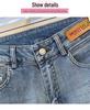 Women's Plus Size Retro Stretch Jeans - High Waist Slimming Straight Leg Pants