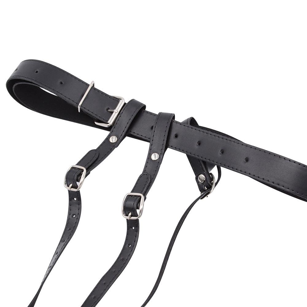 Asamblare baton de masaj AV Pantaloni Echipament pentru femei Vibrator Purtare pantaloni Banda de fixare pentru masturbare Produs sexual pentru adulți