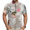 Men's Breathable Quick Dry Cycling Jersey Short Sleeve Half Zip Athletic Shirt Lightweight Performance Top for Outdoor Sports