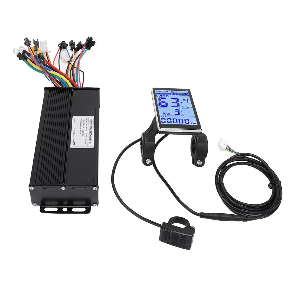 Controller a Onda Sinusoidale a 3 Modalità 40A 36V 48V 52V con Display LCD M5 Kit Controller Motore per Bicicletta da Montagna