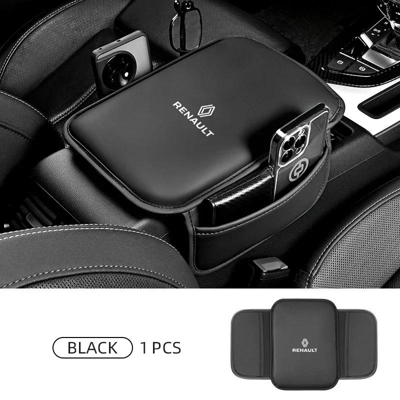 Car Accessories PU Leather Center Console Armrest Pad Sticker For Renault Megane 3 2 4 Clio4 5 Captur Scenic2 Austral Kangoo Y888