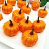 12pcs Artificial Mini Foam Pumpkin Simulation Props Perfect For Halloween Party Decoration
