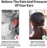Xiaomi 10pcs Mask Holder Adjustable Anti-slip Mask Extension Silicone Strap with Buttons Relieve Ear Pain Protection Artifact