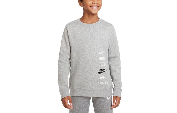 Nike Kids Sweatshirts Crew Neck Moderate DX5162-063 M