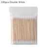 100/200/500Pcs Disposable Wooden Cotton Swabs Double Sided Tip Wood Sticks Glue Removing Makeup Tool Clean Stick Lash Accessorie