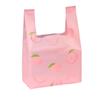 Pink Thickened Plastic Gift Bag with Handles - Customizable with Logo, Free Shipping