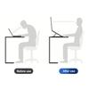 Foldable Iron Laptop Stand Multi Angle Adjustment Anti Slip Pads For Home Office Daily Use