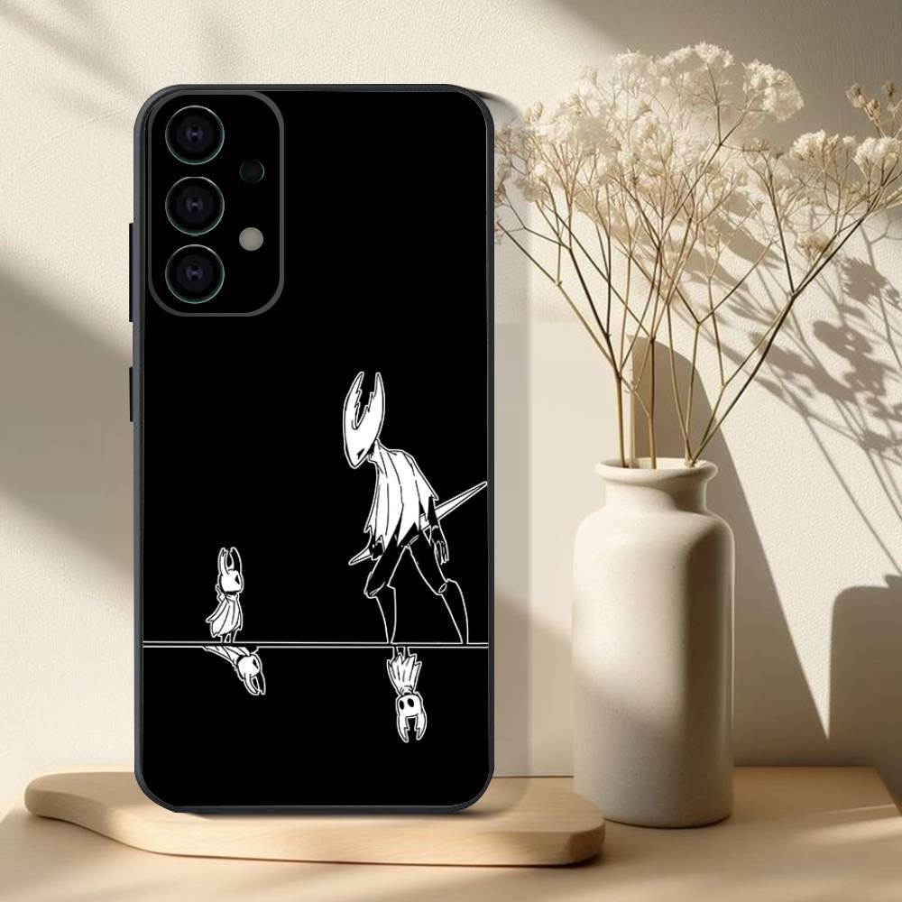 H-Hollow K-Knight Game Phone Case For Samsung S25,S24,S21,S22,S23,S30,Ultra,S20,Plus,Fe,Lite,Note,10,9,5G Black Cover