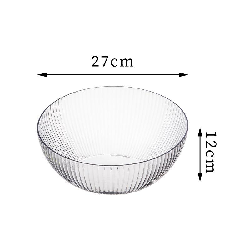 2025 Light Luxury Plastic Fruit Bowl for Living Room Coffee Table