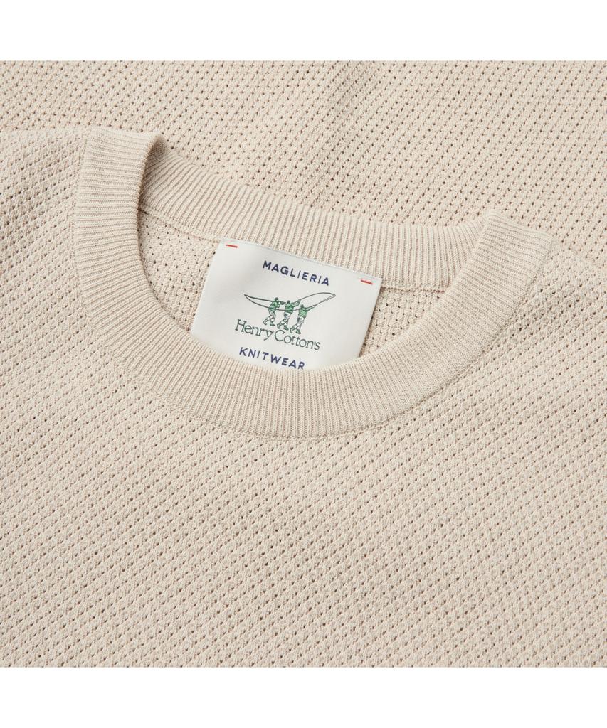 Henlikoteun Fine Tissue Round Pullover Ahwas26621Bex