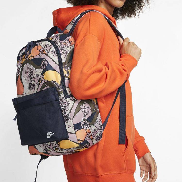 Nike Heritage Polyester Backpack Regular Unisex Multicolor CK5731-451