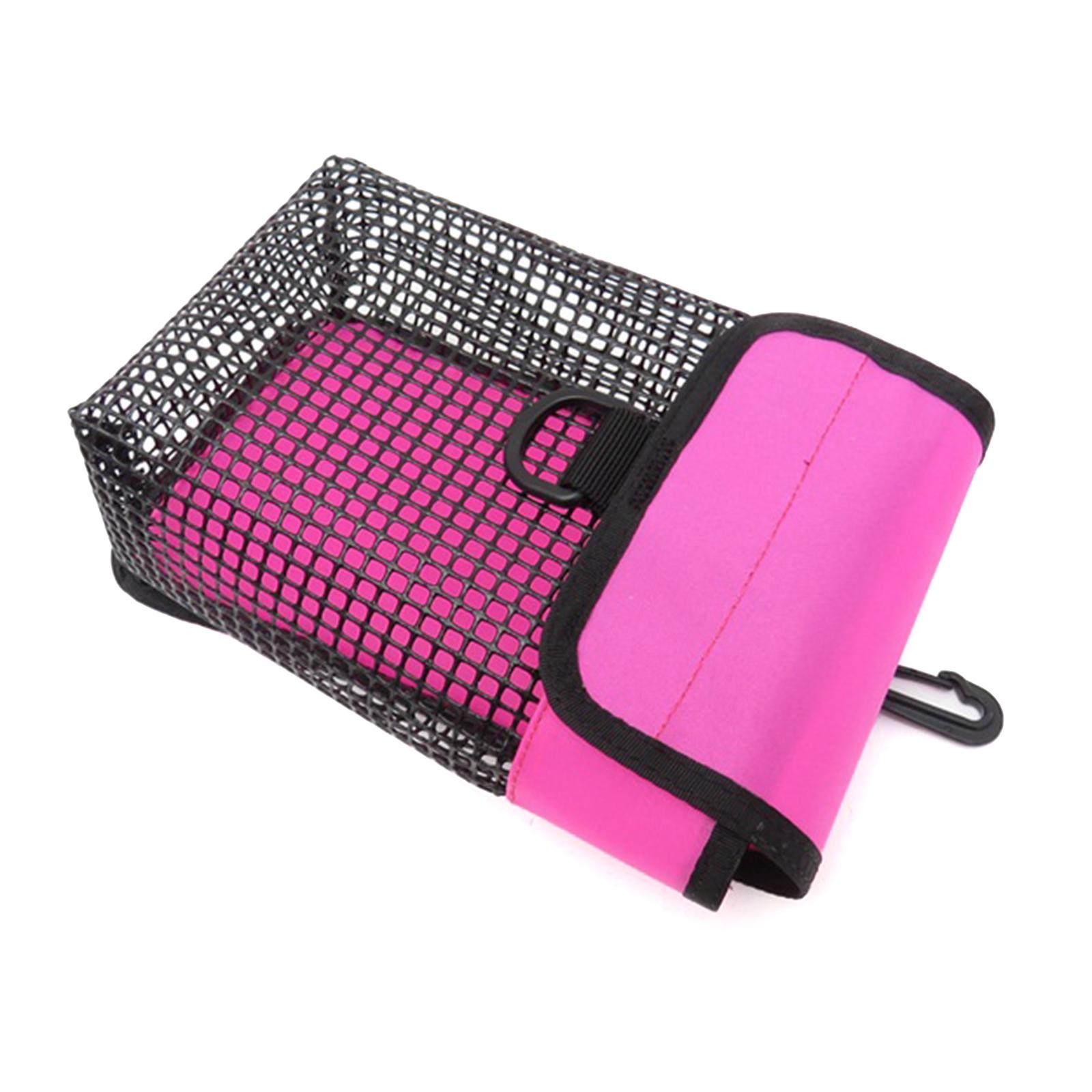 

Сумка для снаряжения для подводного плавания Катушка для пальца Буй-маркер безопасной поверхности Сетчатый карман для хранения Держатель снаряжения для снорклинга Чехол для переноски 3