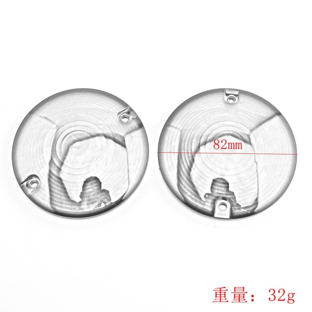 High Quality Directional Light Covers For Harley Motorcycle With Clear And Smoked Finish