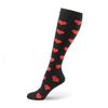 Compression Women Men Stockings Popular Love Pattern Stripe Lattice Star Compress Socks Running Sports Elastic Pressure