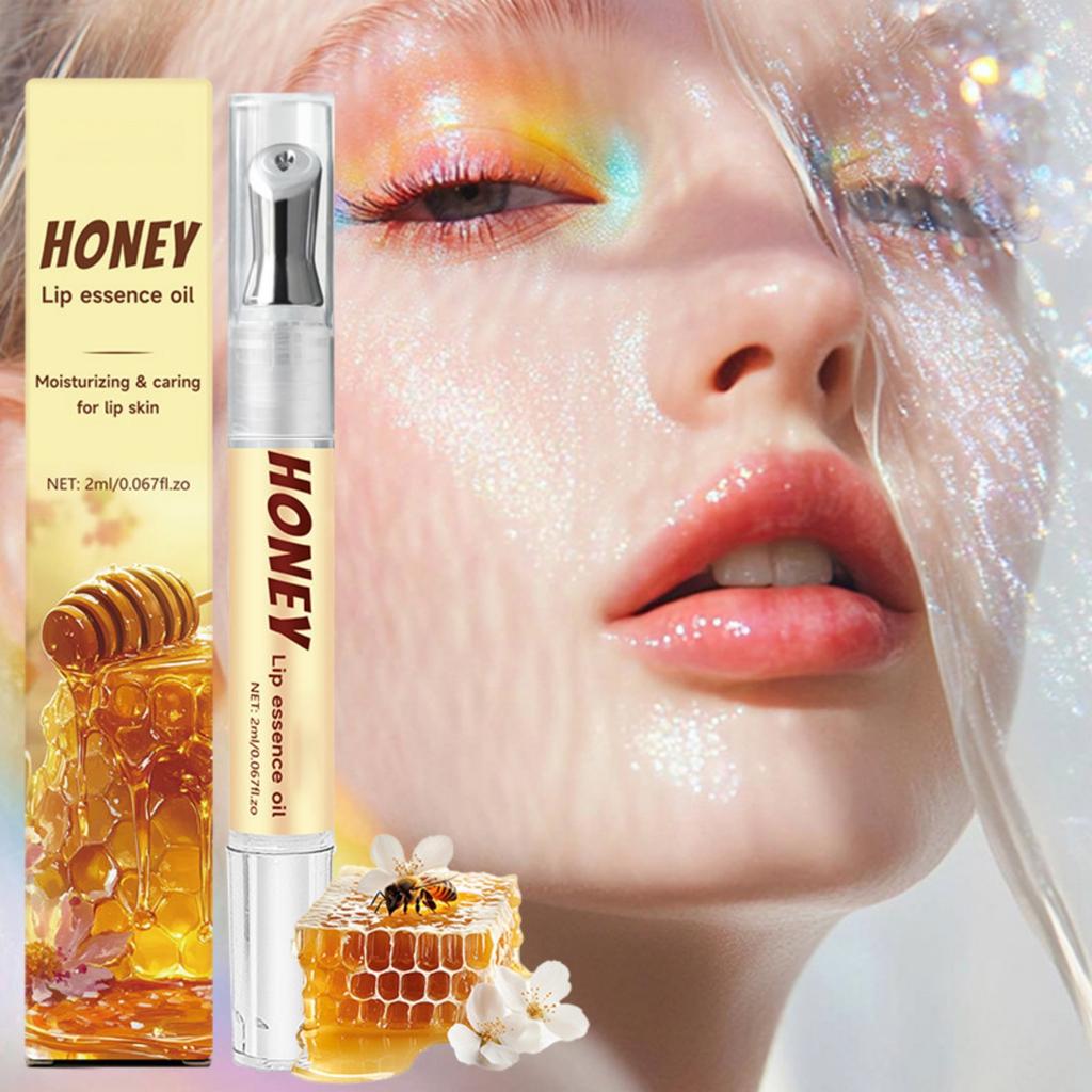 Honey Lip Beauty Serum Base Exfoliation To Prevent Chapped Lips And Reduce Lip Lines Lip Oil 2ml