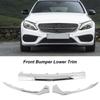 Front Bumper Lower Chrome Trim 2058851374 Replacement for  C‑Class W205 C205 A205 S205 AMG C43 2058851474