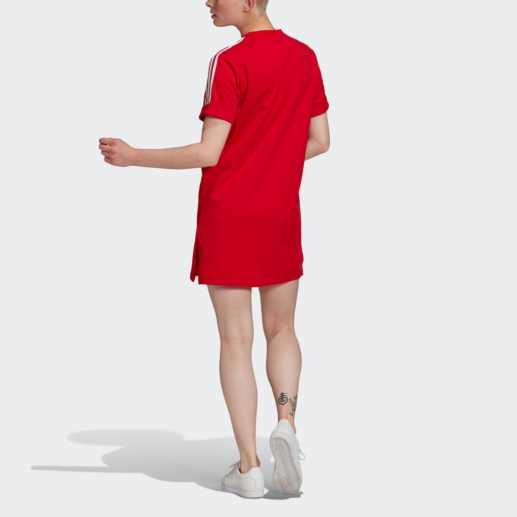 adidas Originals Short Sleeved Dress Women's Light Scarlet GN2778